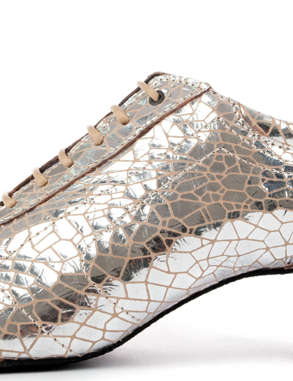 PORTDANCE - PD 706 SILVER CRAQUELE' LEATHER