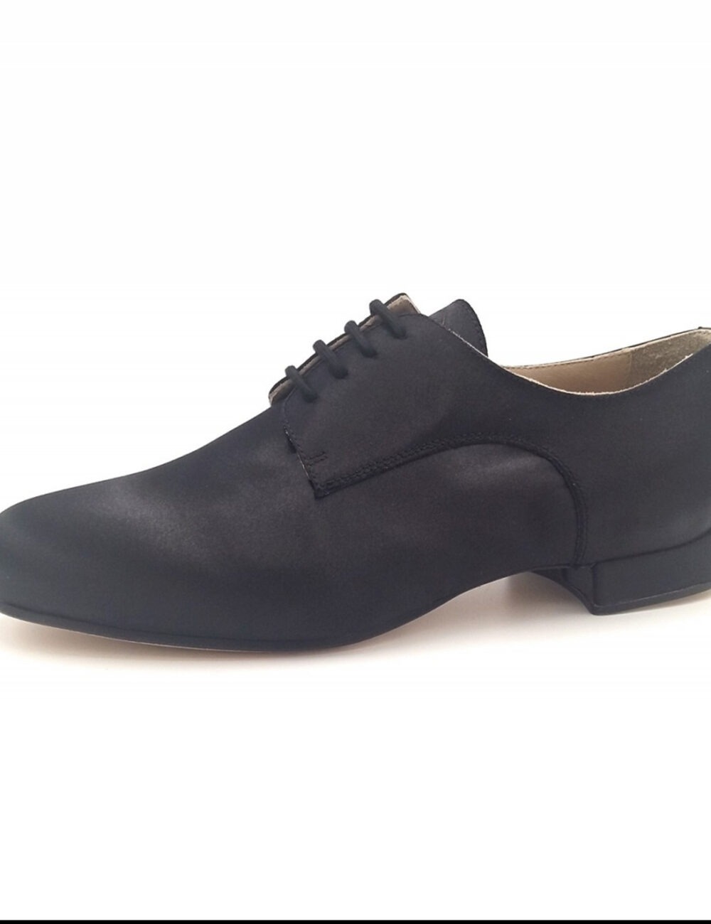 41) Monsieur Pivot - DERBY Raso nero (Made in Italy)